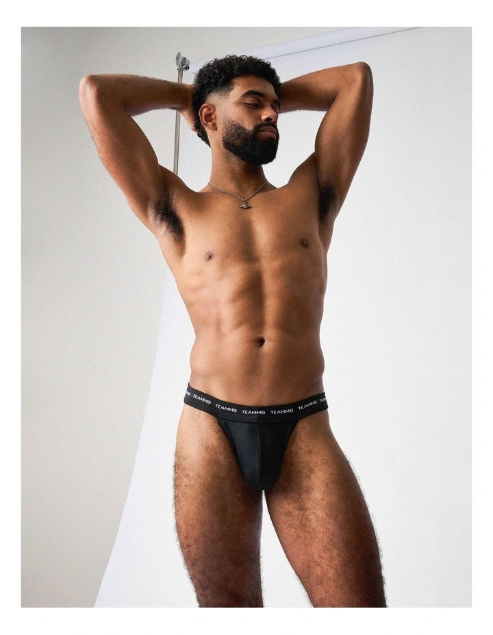 Ultra Sports Swim Brief in Jet image 5
