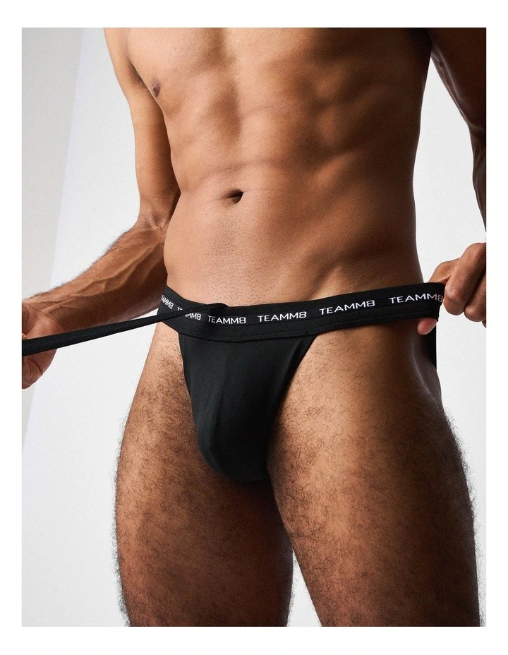 Ultra Sports Swim Brief in Jet image 7