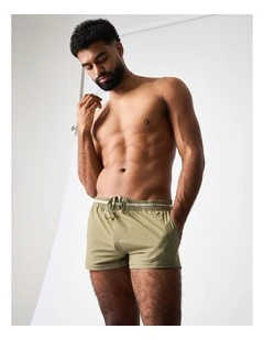 Ultra Sports Swim Short in Army