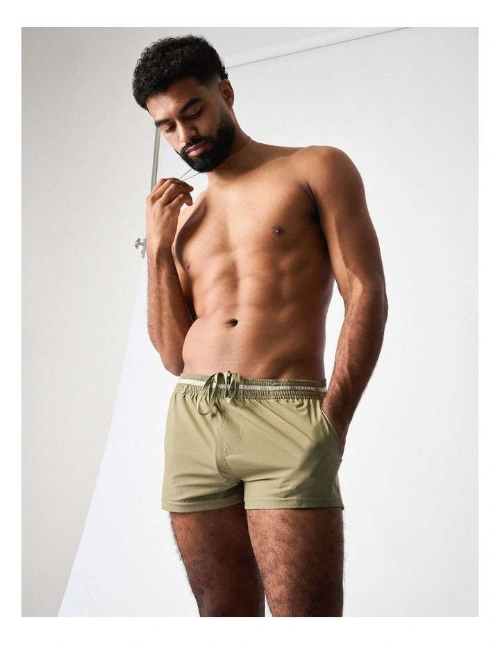 Ultra Sports Swim Short in Army image 1