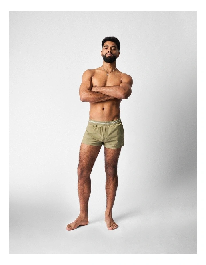 Ultra Sports Swim Short in Army image 2
