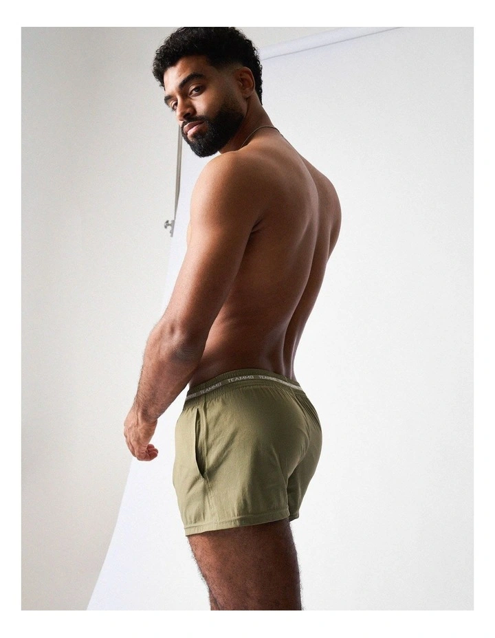 Ultra Sports Swim Short in Army image 3