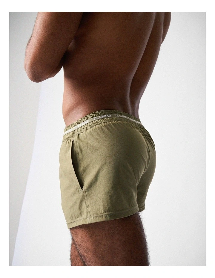 Ultra Sports Swim Short in Army image 5