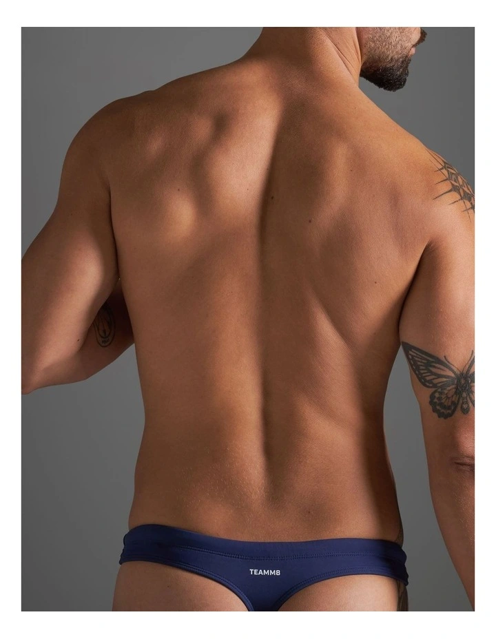 TEAMM8 Standard Swim Thong in Navy image 3