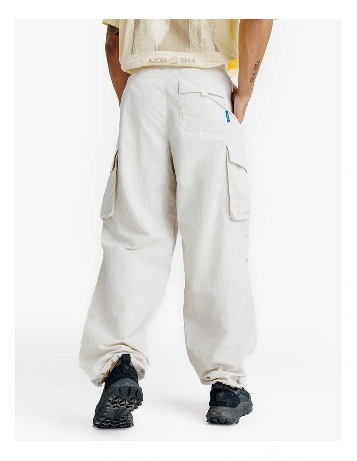 Decathlon | Sportswear oversize cargo pants-pebble beige image 2