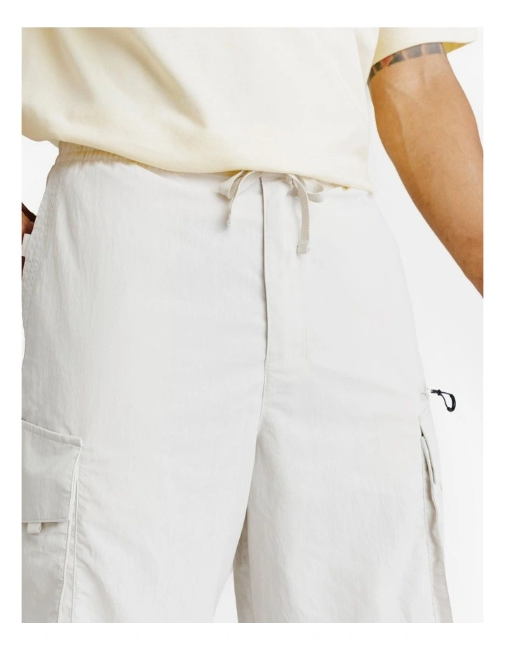 Decathlon | Sportswear oversize cargo pants-pebble beige image 3