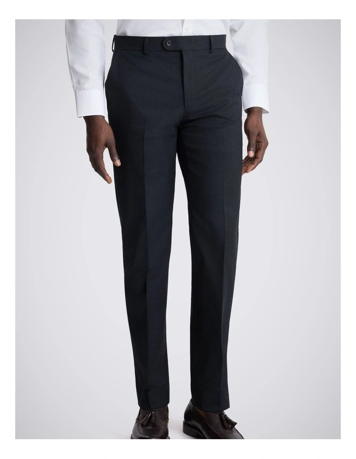 Tailored Fit Navy Puppytooth Trouser image 1