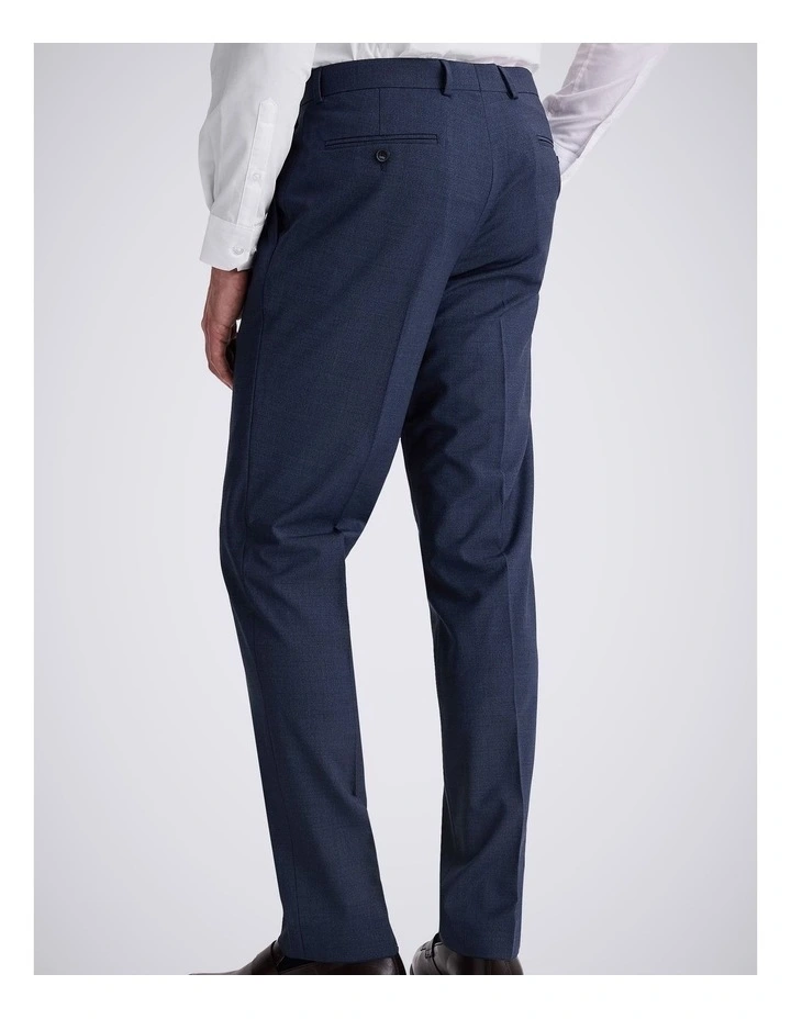 Tailored Fit Blue Performance Trousers image 2