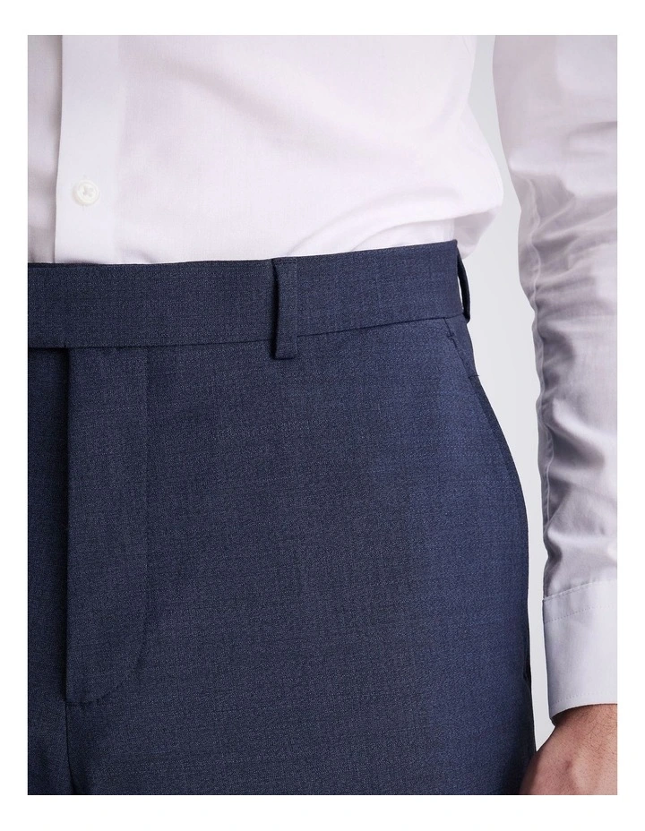 Tailored Fit Blue Performance Trousers image 3