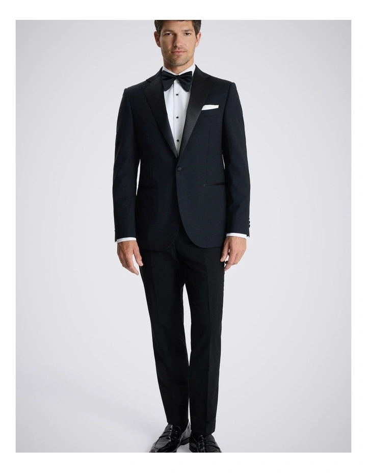 Tailored Fit Notch Lapel Tuxedo Suit Jacket image 4