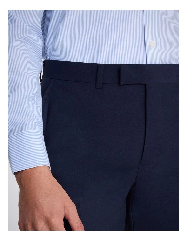 Tailored Fit Navy Performance Trousers image 3