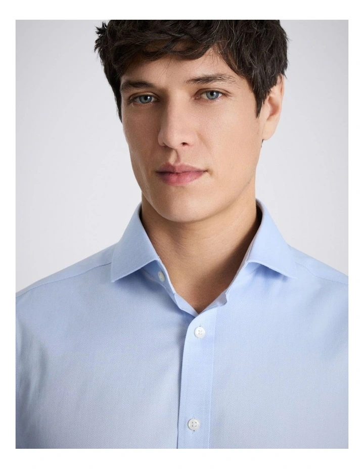 Tailored Fit Sky Dobby Stretch Shirt image 2