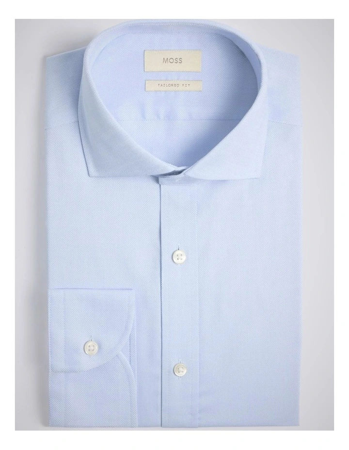 Tailored Fit Sky Dobby Stretch Shirt image 3