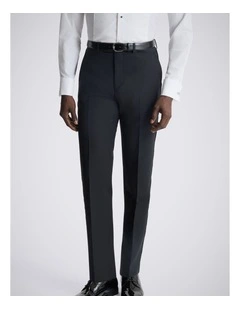 Tailored Fit Performance Black Dress Trousers