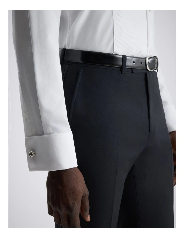 Tailored Fit Performance Black Dress Trousers image 2