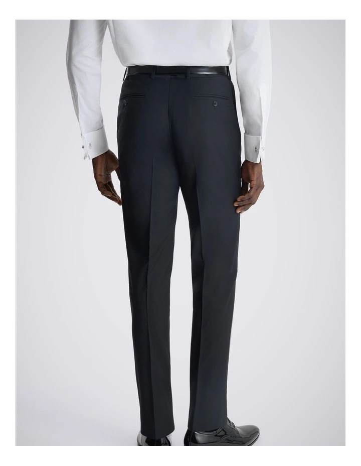 Tailored Fit Performance Black Dress Trousers image 3