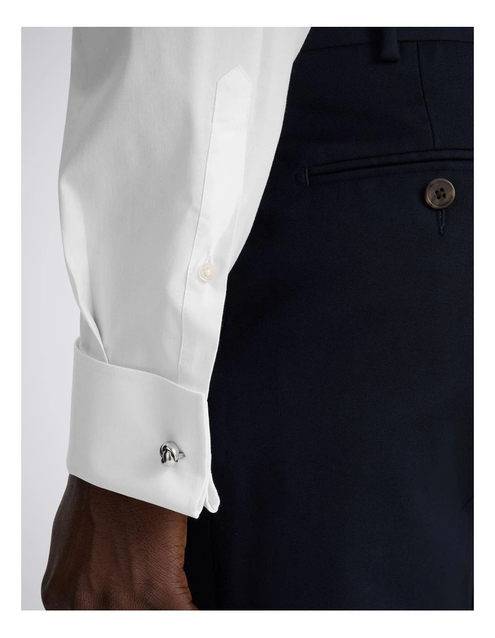 Slim Fit White Stretch Shirt image 2