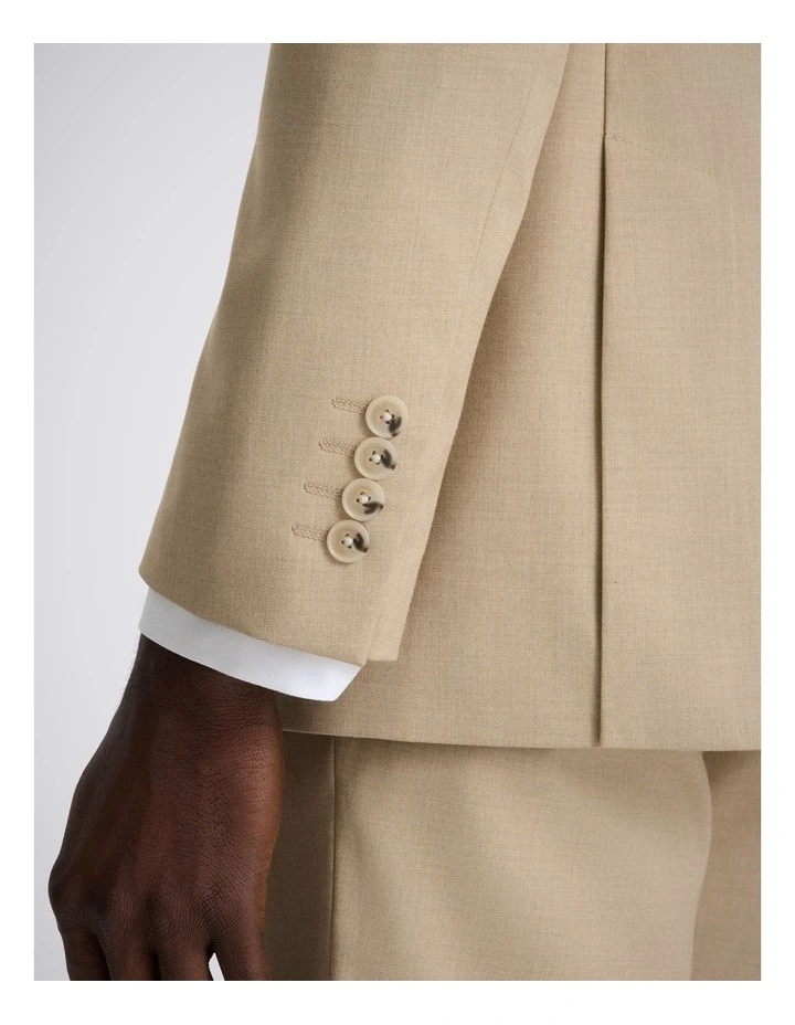 Tailored Fit Blonde Camel Jacket image 3
