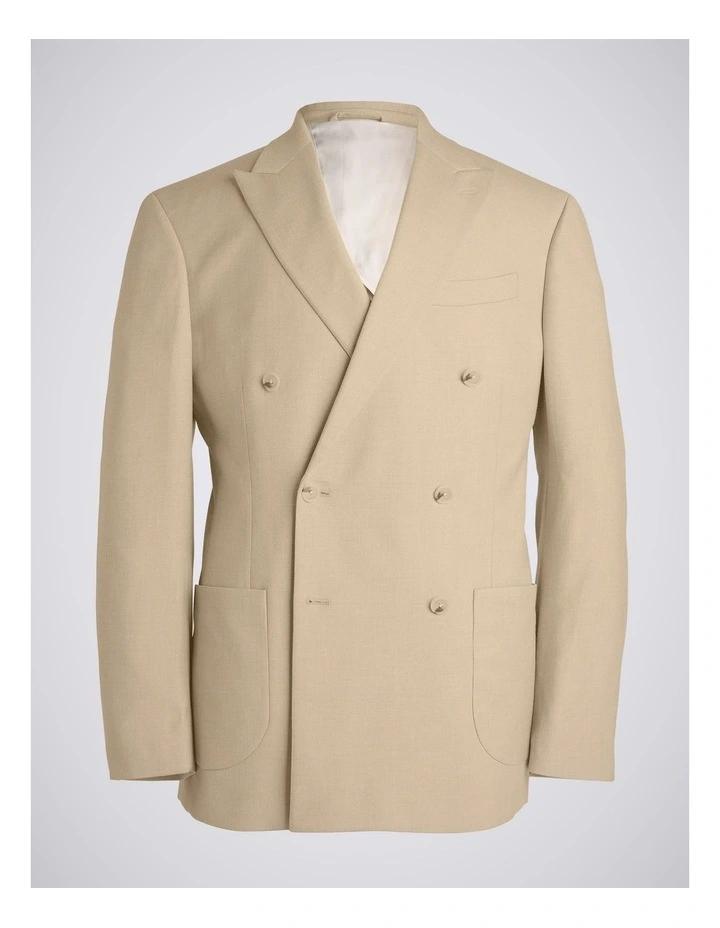 Tailored Fit Blonde Camel Jacket image 5
