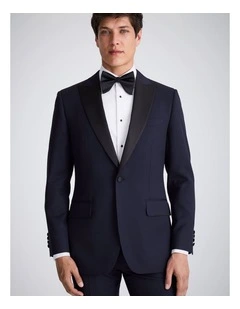 Tailored Fit Midnight Blue Tuxedo Jacket