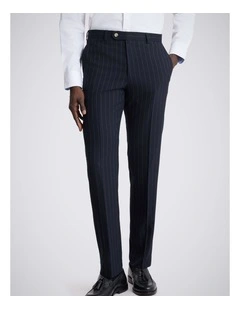 Tailored Fit Navy Stripe Trouser