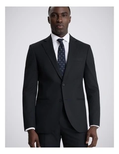 Tailored Fit Navy Puppytooth Suit Jacket