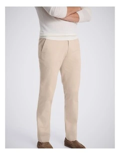 Tailored Fit Stone Cotton Chinos