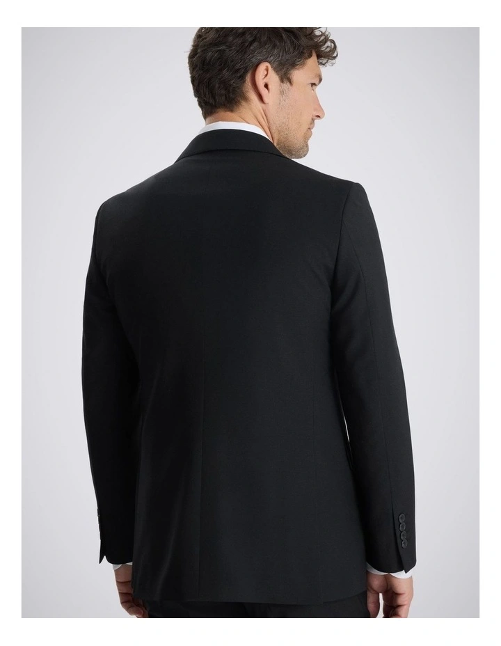 Tailored Fit Black Performance Suit Jacket image 2