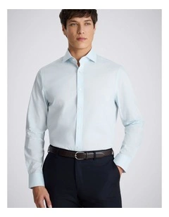 Tailored Fit Light Blue Stretch Shirt