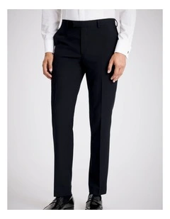 Slim Fit Black Dress Trousers