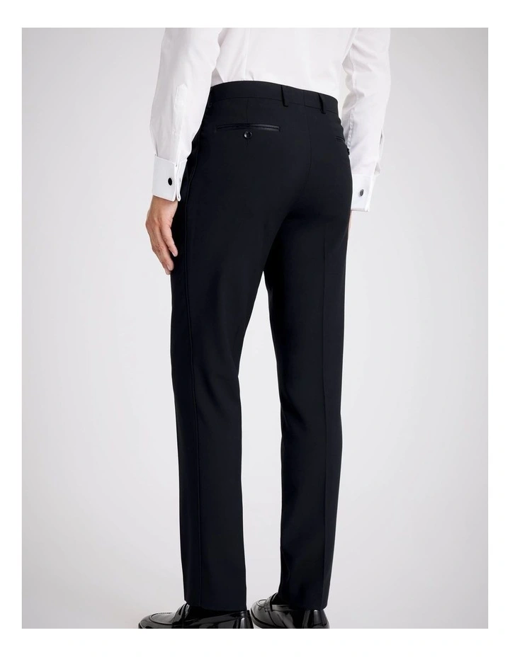 Slim Fit Black Dress Trousers image 2