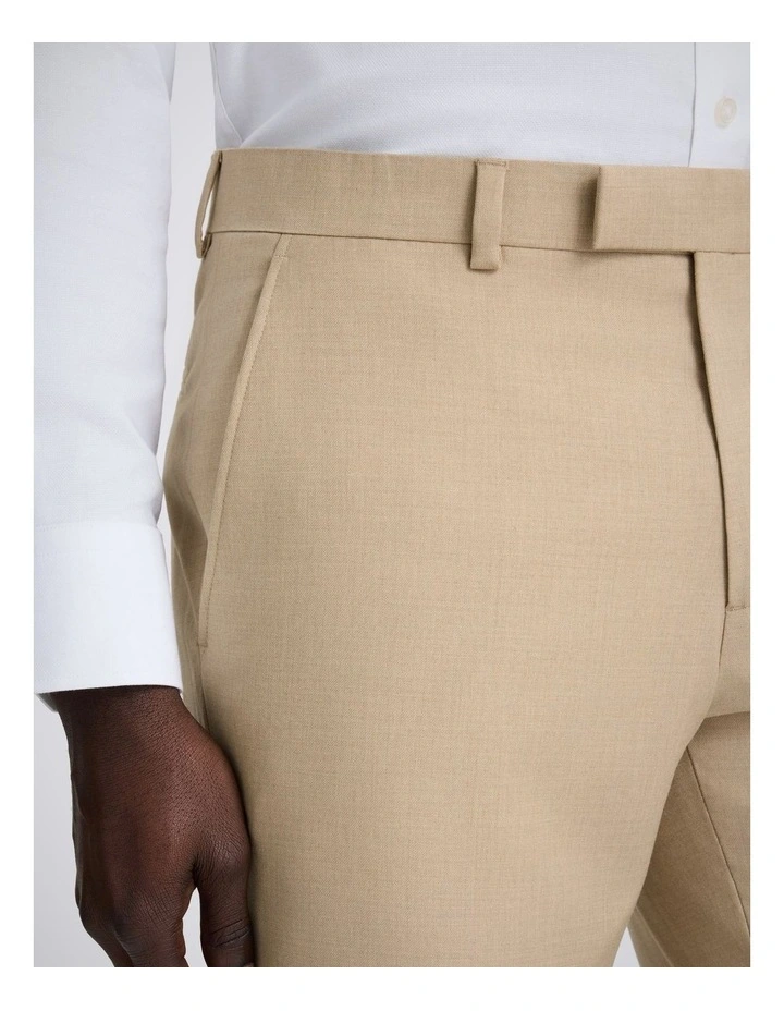 Tailored Fit Blonde Camel Trousers image 3
