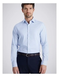 Slim Fit Sky Dobby Stretch Shirt