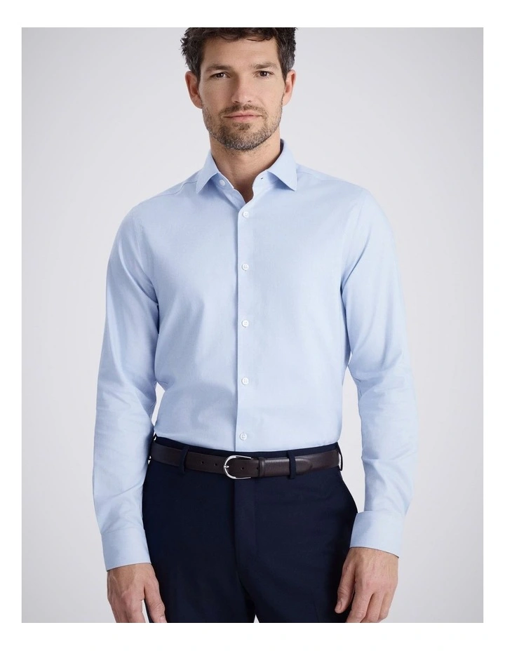 Slim Fit Sky Dobby Stretch Shirt image 1
