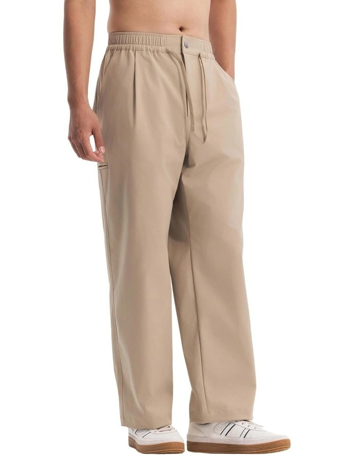 Solognac Men Twill Pants Smoked Black image 1
