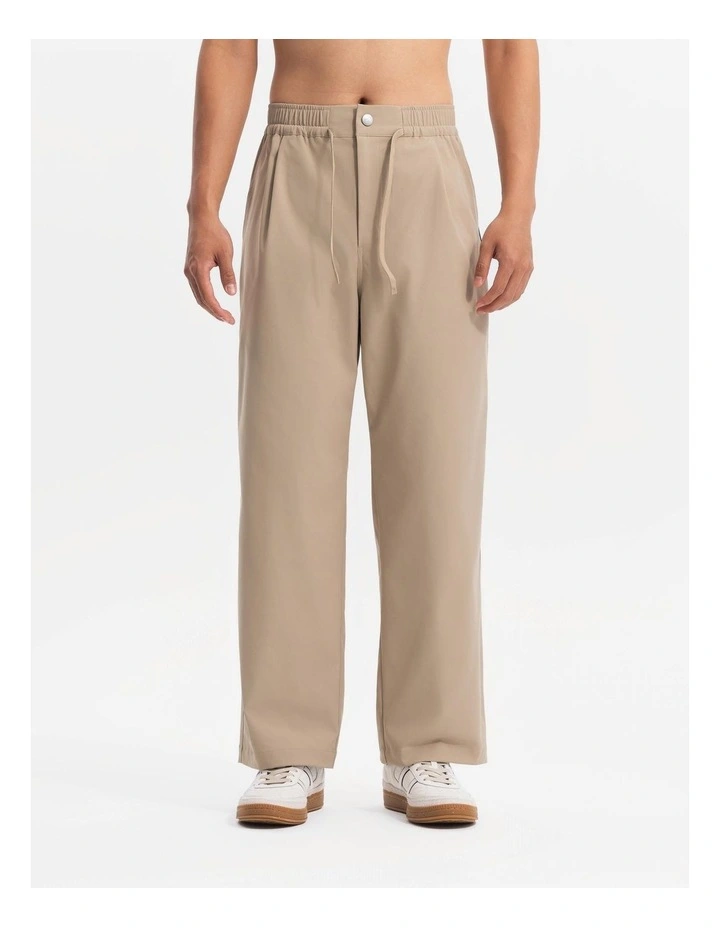 Solognac Men Twill Pants Smoked Black image 2