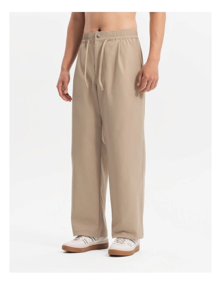 Solognac Men Twill Pants Smoked Black image 3