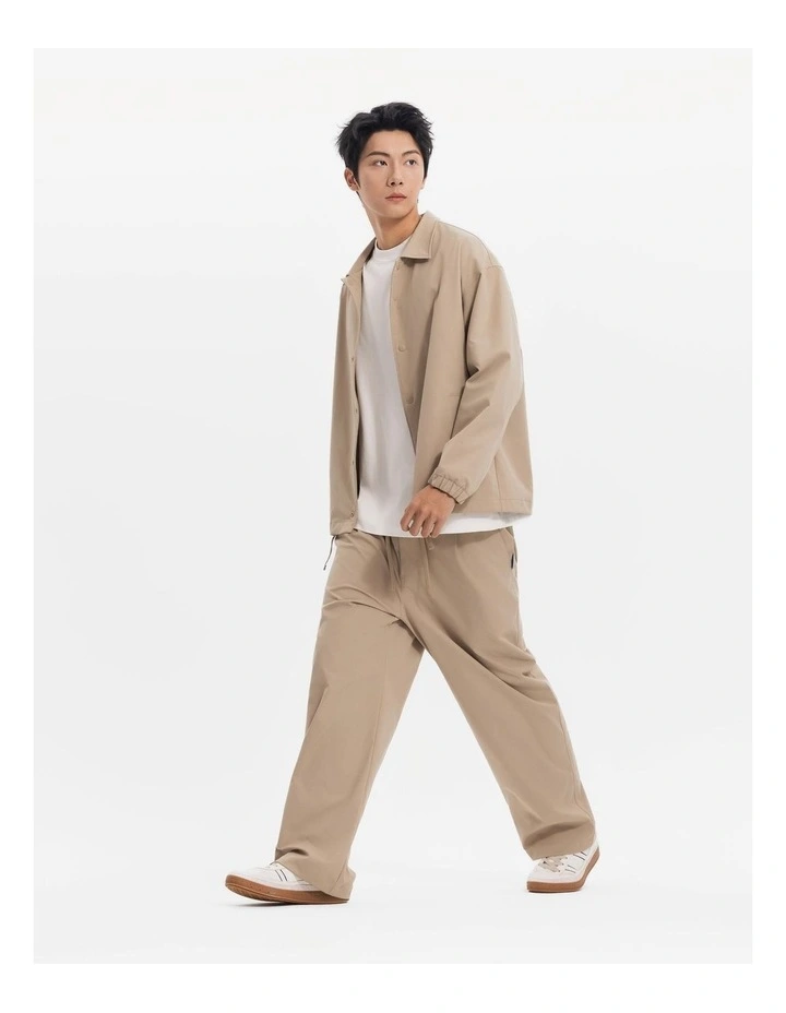 Solognac Men Twill Pants Smoked Black image 6