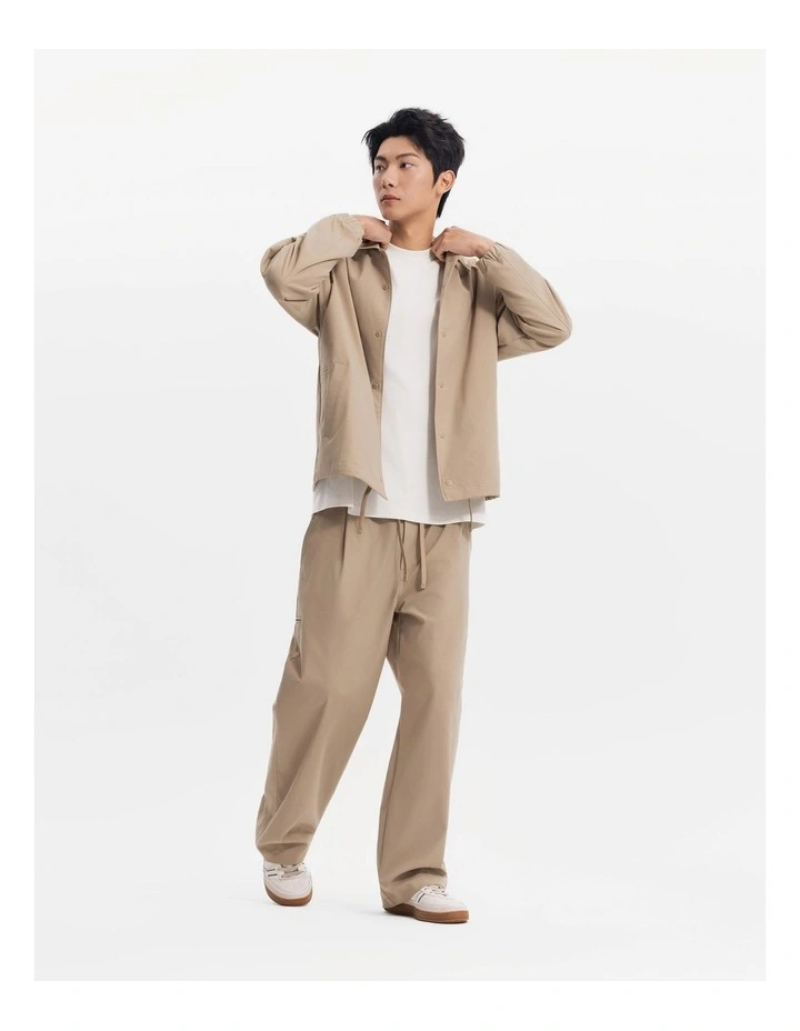 Solognac Men Twill Pants Smoked Black image 7