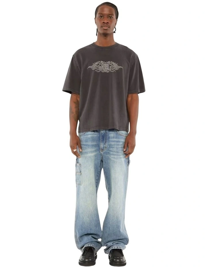 Originals Heavyweight Short Sleeve Tee in Jet Black image 3