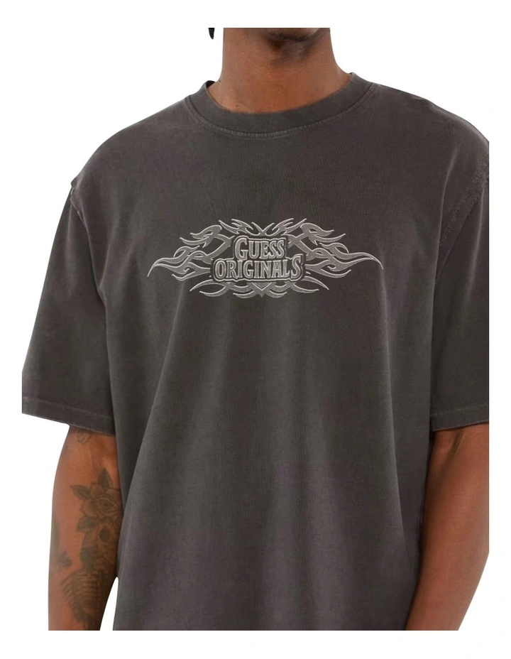 Originals Heavyweight Short Sleeve Tee in Jet Black image 4