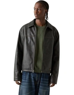 Originals Faux-Leather Jacket in Black