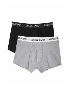 Jean Trunks 2 Pack in Black/Grey