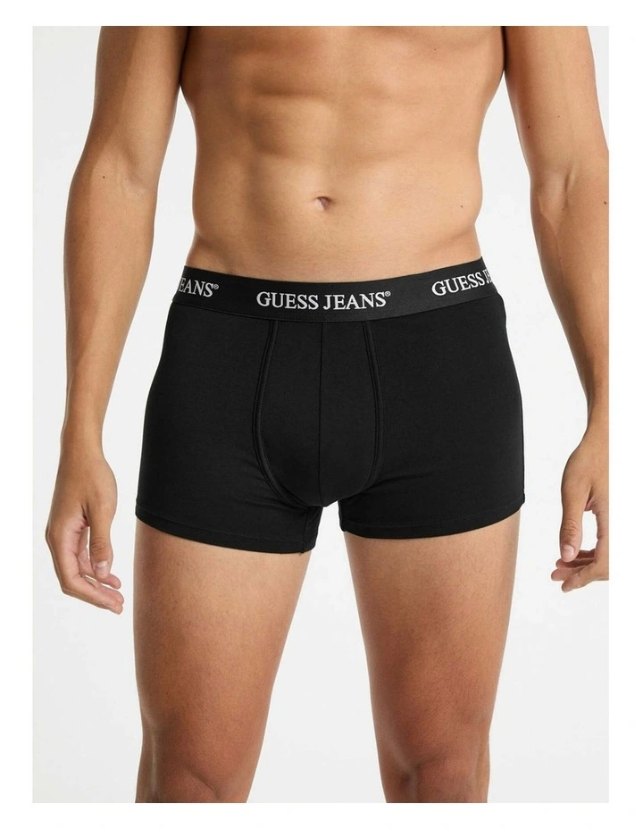 Jean Trunks 2 Pack in Black/Grey image 3
