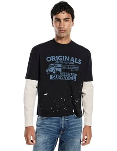 Originals Double Layered T-shirt in Black