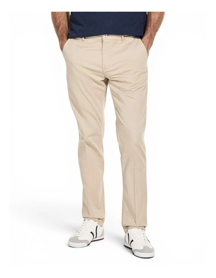 Mid Rise Angels Chino Pants in Beige image 1