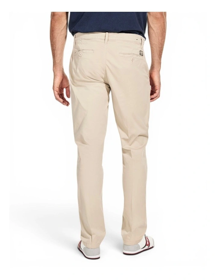 Mid Rise Angels Chino Pants in Beige image 4