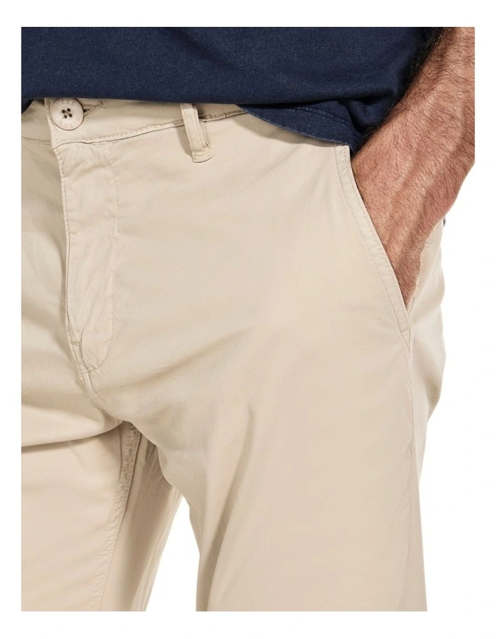 Mid Rise Angels Chino Pants in Beige image 5