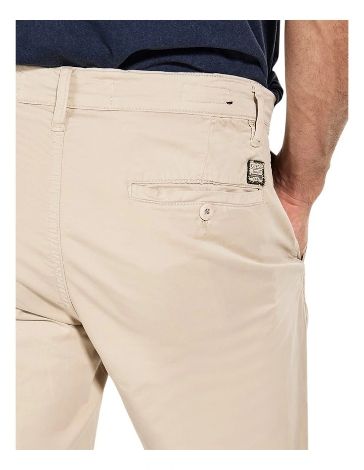 Mid Rise Angels Chino Pants in Beige image 6