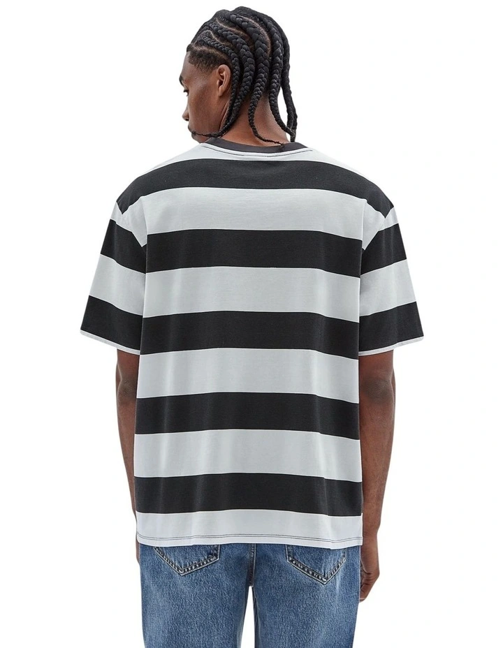 Originals Rugby Stripe Tee in Multi image 2